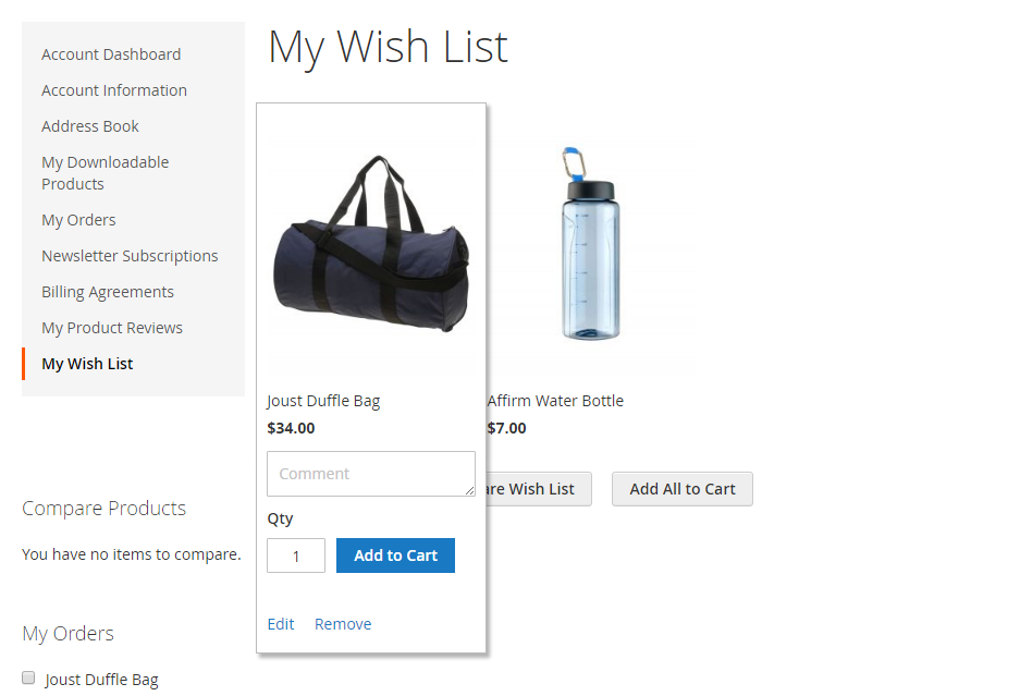 My Wish List