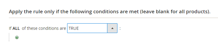 Set Conditions