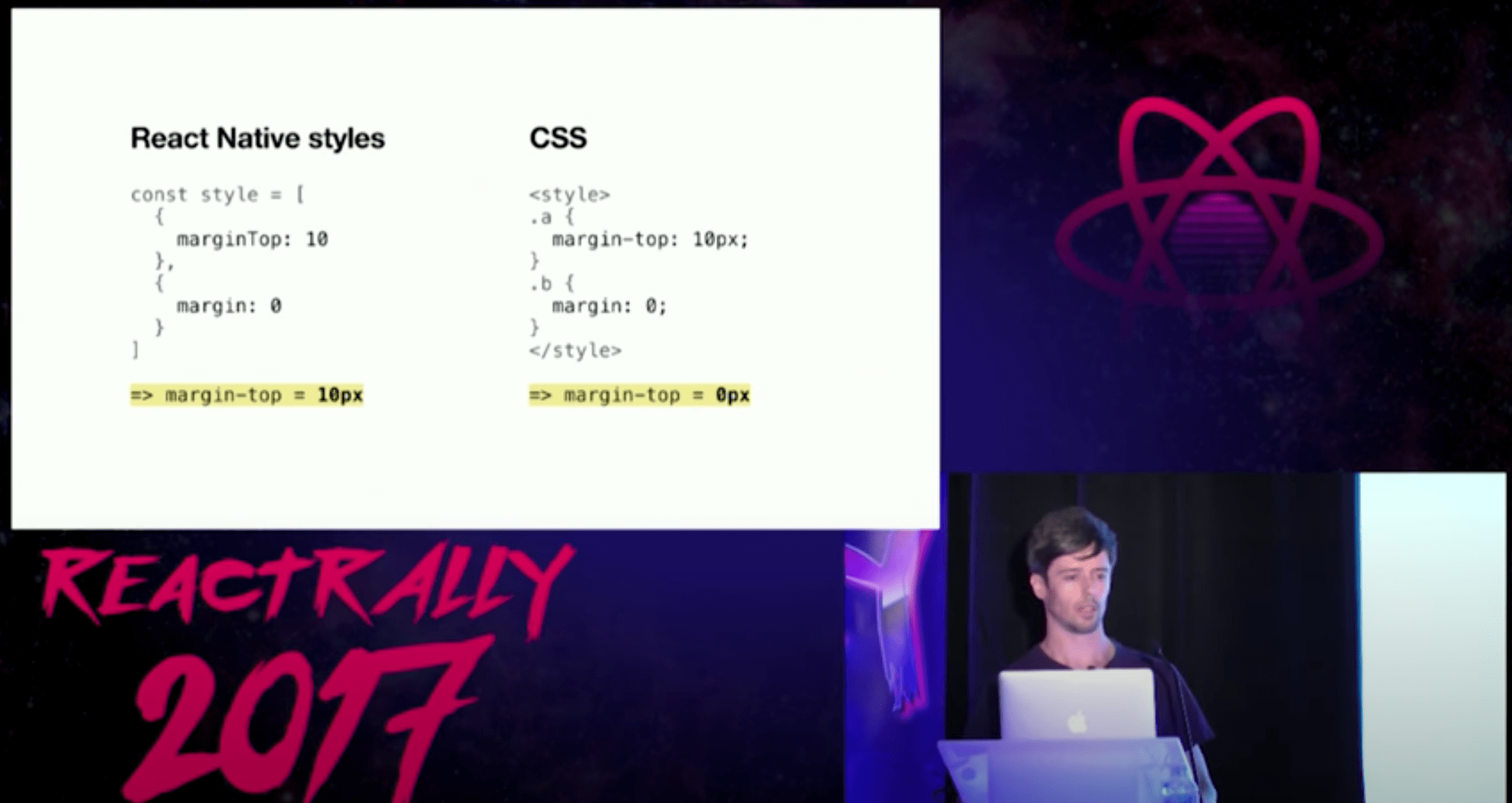 React