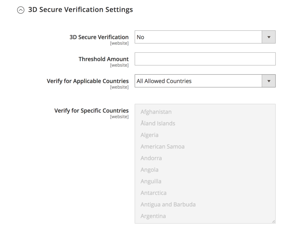 Specific Countries