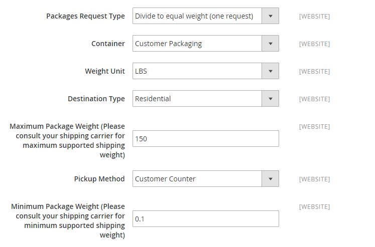 Setup the Container Description