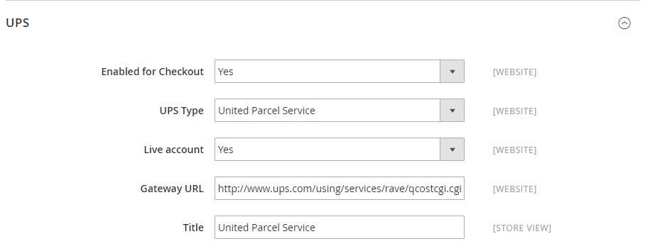 Apply UPS
