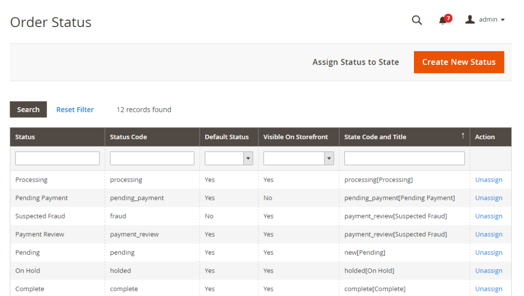 Order Status