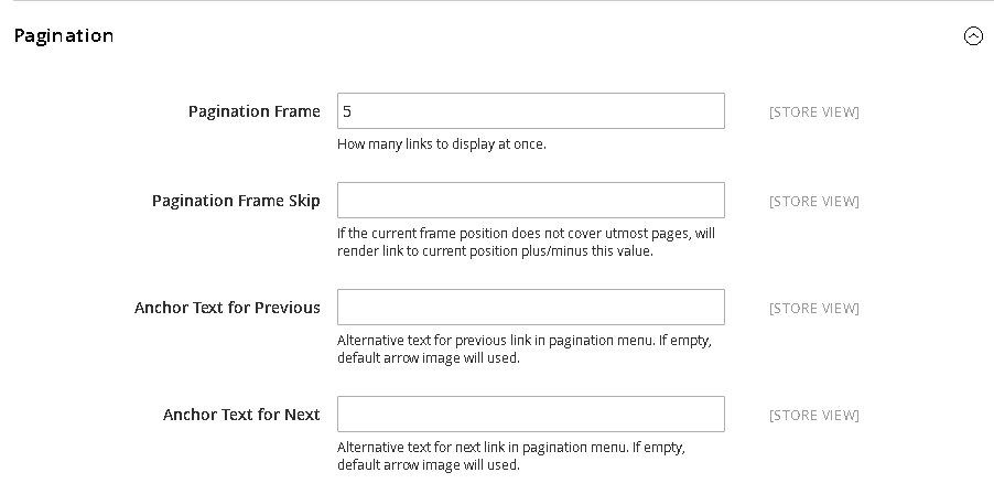 Pagination