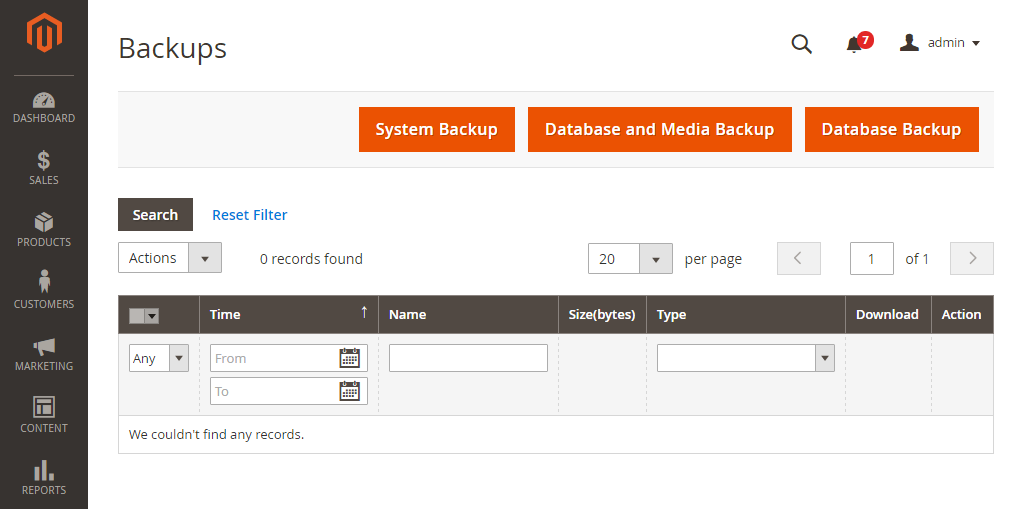 Backups