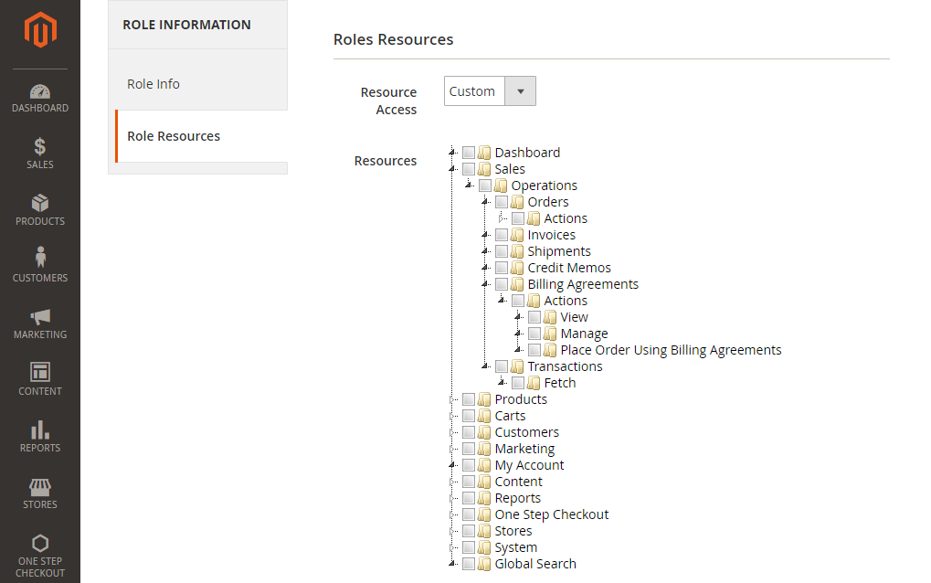 Role Resources