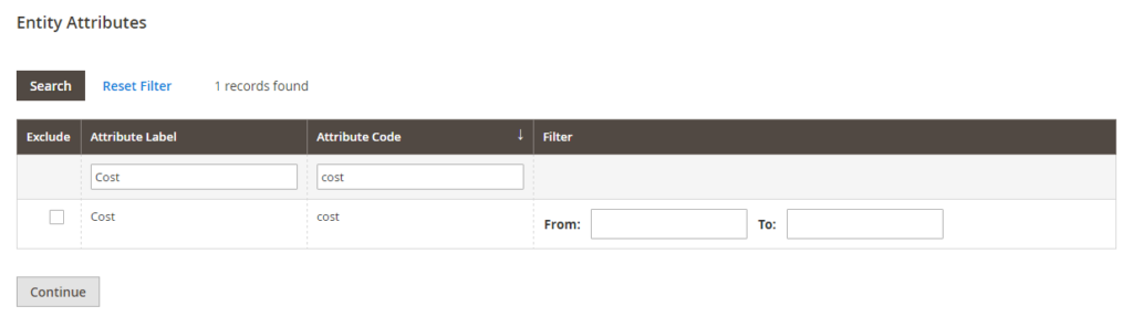 Entity Attributes