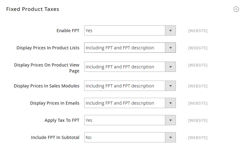Fixed Product Tex