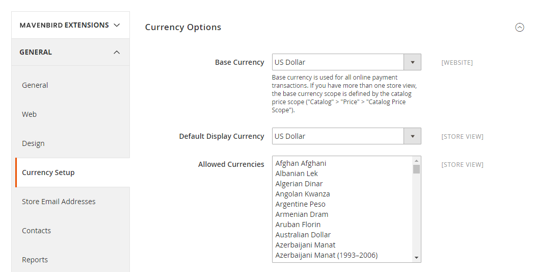 Currency Options