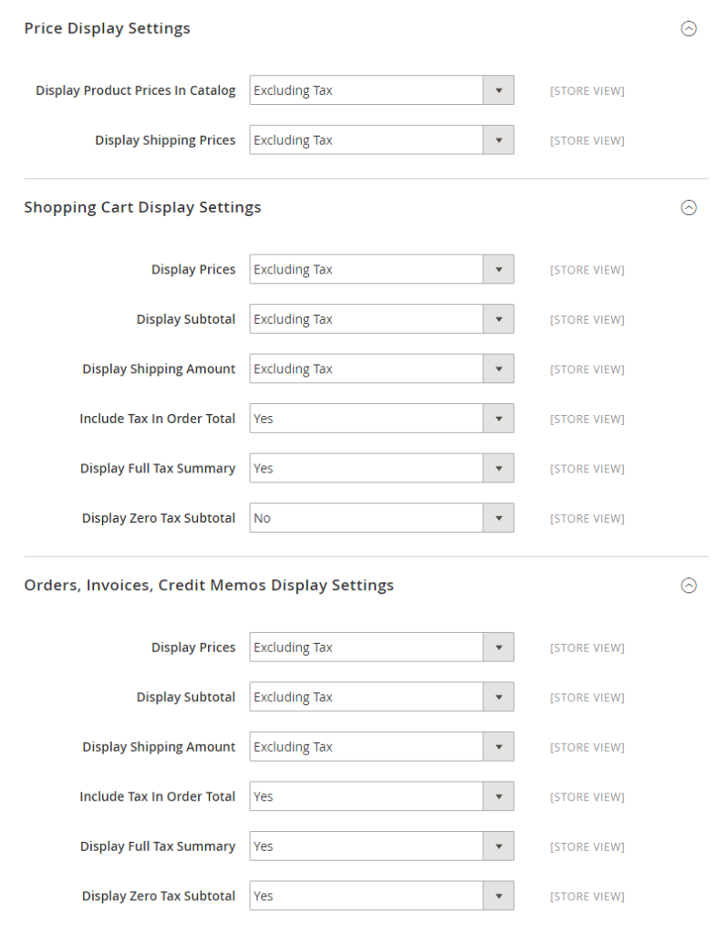Display Settings