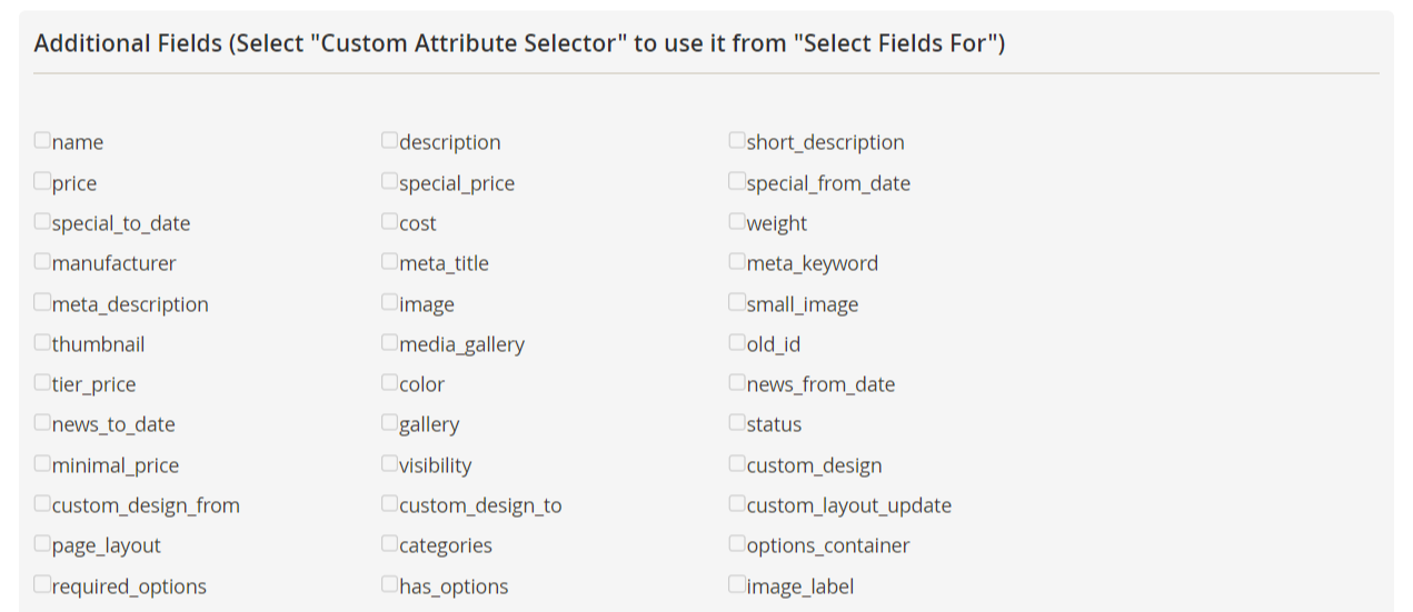 attribute-selector Page